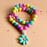 Beaded Flower Necklace