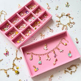 Charm Bracelet DIY Kit With Alloy Enamel Charms