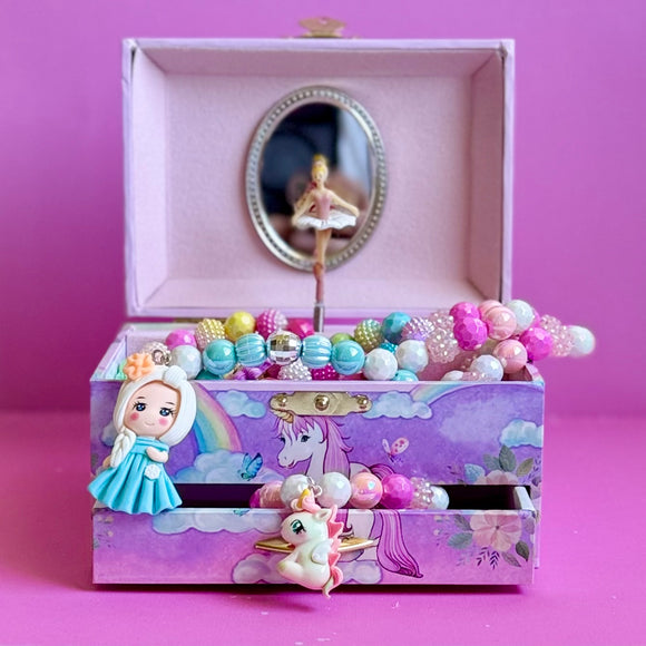 Musical Jewellery Box Unicorn Large