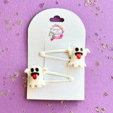 Hair Clip Halloween Ghost