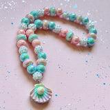 Beaded Necklace Seashell