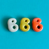 Alphabet Letter Beads Individual Rainbow