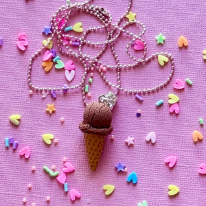 Chain Necklace Ice Cream Cone