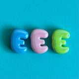 Alphabet Letter Beads Individual Rainbow