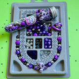 Halloween DIY Jewellery Making Kit purple
