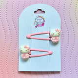 Hair Clip Kitty Pink