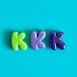 Alphabet Letter Beads Individual Rainbow