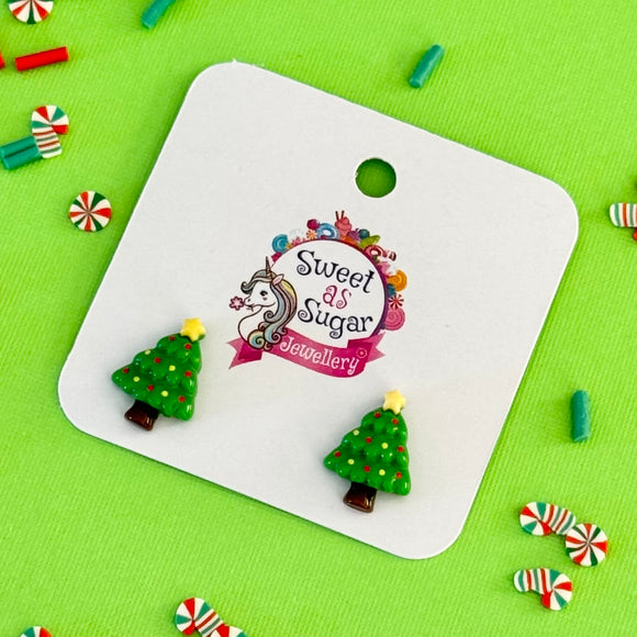 Christmas Stud Earrings Christmas Tree