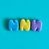 Alphabet Letter Beads Individual Rainbow