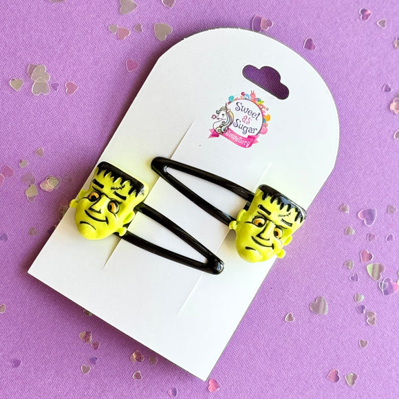 Hair Clip Halloween Monster