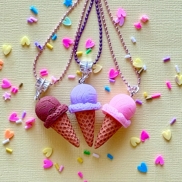 Chain Necklace Ice Cream Cone