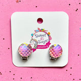 Earrings Clip On Mermaid Circle