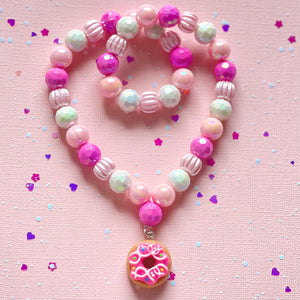 Donut Beaded Necklace