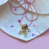 Chain Necklace Ice Cream Charm