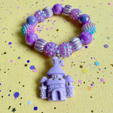 Beaded Bracelet Matching Castle Necklace