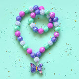 Beaded Butterfly Necklace