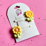 Hair Clip Sun Flower