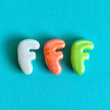 Alphabet Letter Beads Individual Rainbow