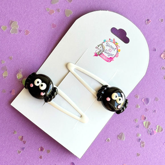 Hair Clip Halloween Spider