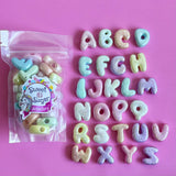 Alphabet Letter Bead Refill Kit Pastel
