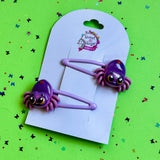 Halloween Spider Hairclips