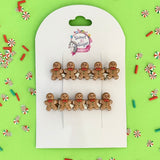 Christmas Hair Pin Gingerbread Man