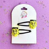 Hair Clip Halloween Monster