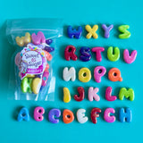 Alphabet Letter Beads Refill Kit Rainbow