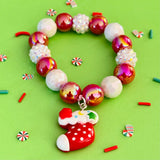 Christmas Beaded Bracelet Stocking