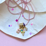 Chain Necklace Ice Cream Charm