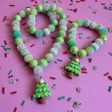 Christmas Tree Beaded Set
