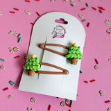 Christmas Hair Clips Christmas Tree