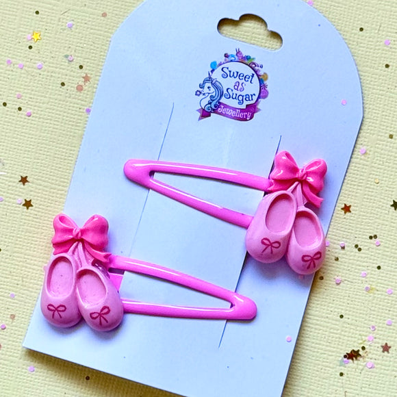 Hair Clips Ballet Shoes