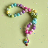 Beaded Necklace Lollipop