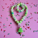 Christmas Tree Beaded Set