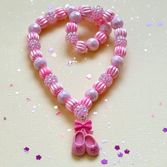 Beaded Ballet Necklace