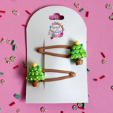 Christmas Hair Clips Christmas Tree