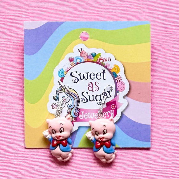 Piggy Drop Earrings