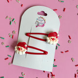 Christmas Hair Clip Santa