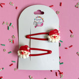 Christmas Hair Clip Santa