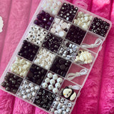 CLEARANCE Jewellery Making Kit Large Black and White