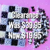 Jewellery Making Kit Large Black and White