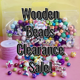 CLEARANCE Wood Beads DIY Jewellery Making Kit