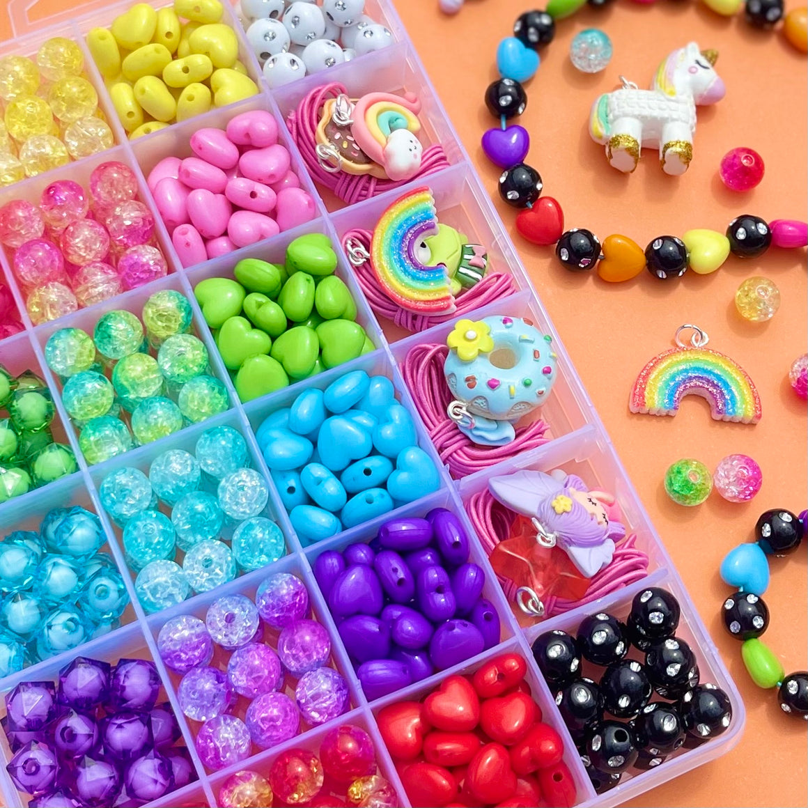 Large DIY Bead Kit Sweet As Sugar Jewellery