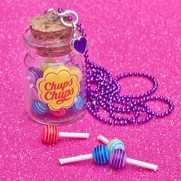 Lollipop Jar Chain Necklace